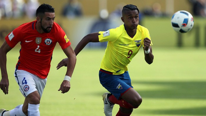 Chile Dihajar Ekuador 0-3