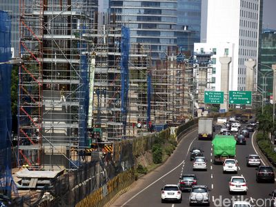Kondisi Terkini Pembangunan MRT di Jalan TB Simatupang