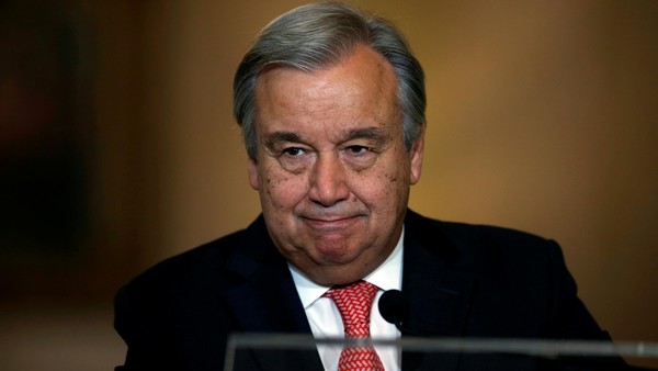 Antonio Guterres Nominated U.N. Secretary General Antonio Guterres attends a news conference at Necessidades Palace in Lisbon, Portugal October 6, 2016. REUTERS/Rafael Marchante TPX IMAGES OF THE DAY