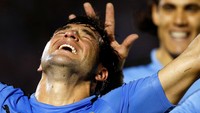 Uruguay membuka skor di menit ke-29 lewat Nicolas Lodeiro. REUTERS/Andres Stapff.
