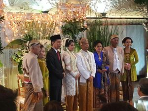 Presiden Jokowi Jadi Saksi Pernikahan Putra Ketua DPRD DKI