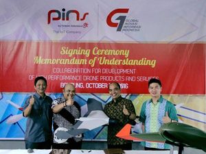 Telkom PINS dan G1 Kembangkan Bisnis Drone