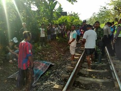 Hendak Kerja Bakti, Gatot Tewas Tertabrak KA Matarmaja di Blitar