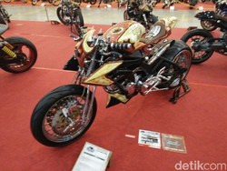 Motor Pemenang Honda Modif Contest Mejeng di Kustomfest