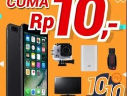 Hari Cashback Nasional: Cashback hingga 50% di 110 E-Commerce, iPhone 7 Cuma Rp 10!