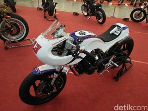 Jejeran Motor Pemenang Honda Modif Contest Mejeng di Kustomfest