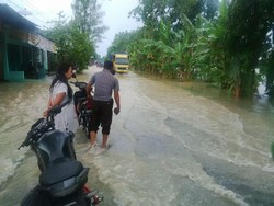 Grobogan Diterjang Banjir, Akses ke Salatiga Terputus