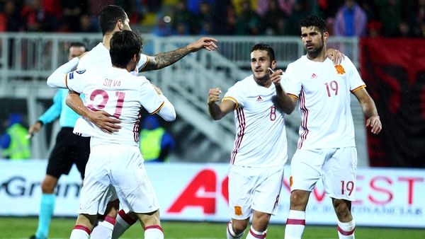 Spanyol Kalahkan Albania 2-0