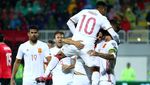 Spanyol Kalahkan Albania 2-0