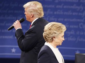 Debat Ketiga, Trump dan Hillary Kembali Tak Jabat Tangan Debat Ketiga, Trump dan Hillary Kembali Tak Jabat Tangan