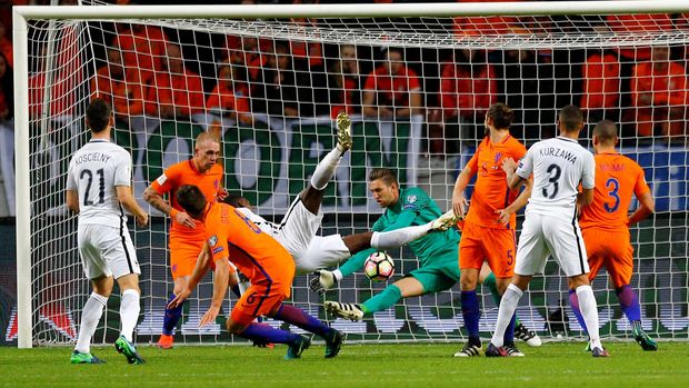 Gol Pogba Menangkan Prancis di Kandang Belanda