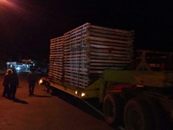 Material untuk Bangun Jembatan Darurat di Pangandaran Mulai Tiba