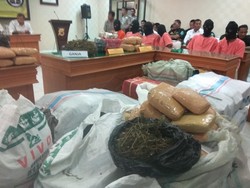 Polda Aceh Ungkap 6 Kasus Narkoba, Barang Bukti 2 Kg Sabu dan 523 Kg Ganja