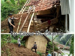 Longsor Melanda Tiga Desa di Bandung Barat, 12 Rumah Rusak dan 2 Orang Luka