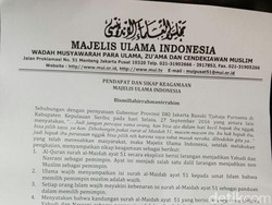 Sikap MUI untuk Ahok: Menghina Alquran Hingga Minta Aparat Tegas