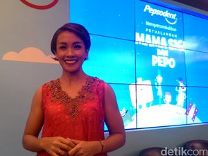 Trik Melanie Putria Ajarkan Anak Sikat Gigi: Bikin Show di Rumah