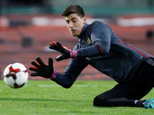 Courtois Mengaku Sempat Marah dengan Hazard di Laga Lawan Gibraltar