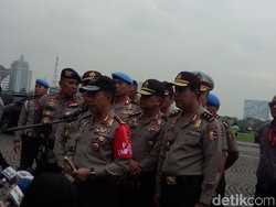 Kapolri Pimpin Apel Gabungan Pengamanan Pilkada di Monas