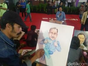Gus Ipul Berharap Pasar Seni Lukis Bisa Menjadi Penggerak Ekonomi Rakyat