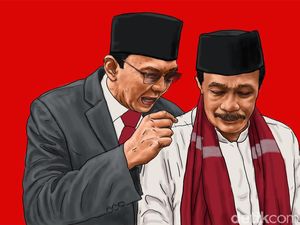 Ahok dan Djarot Berencana Tak Hadiri Penetapan Cagub DKI