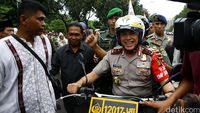 Kapolda Metro dan Pangdam Jaya Pantau Demo Ahok