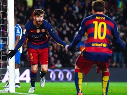 Pique: Messi Kunci Sukses Barca