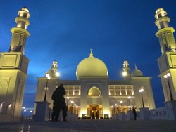 Melihat Indahnya Masjid Oesman Al-Khair yang Akan Diresmikan Jokowi