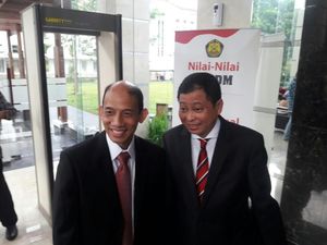 Jonan dan Arcandra Sambangi Kantor Luhut