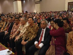 Ahok dan Petinggi PDIP Hadiri Ultah ke-80 Sabam Sirait