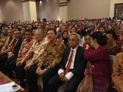 Ahok dan Petinggi PDIP Hadiri Ultah ke-80 Sabam Sirait