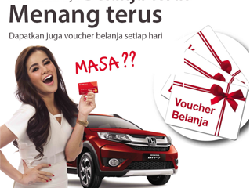 Modal Belanja dengan Debit CIMB Niaga, Anda Bisa Bawa Pulang Honda BRV