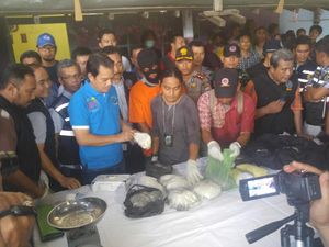 Penggerebekan di Demak, Total Sabu yang Disita BNN Seberat 67 Kg