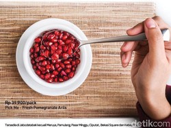 Pomegranate Segar Siap Makan di Transmart Carrefour