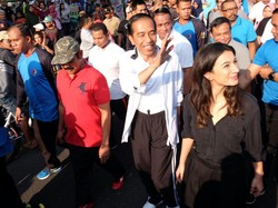 Presiden Jokowi Ramaikan Car Free Day di Solo Pagi Ini