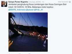 BPBD Klungkung: 9 Orang Tewas Akibat Jembatan Kuning Bali Ambruk