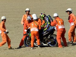 Akibat Crash di Motegi, Jari Rossi Patah