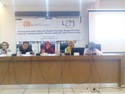 Survei LSI: Opinion Makers Ingin UU Pemilu Tunggal