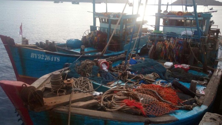 TNI AL Tangkap Kapal Ikan Asing di Perairan Selat Malaka Aceh