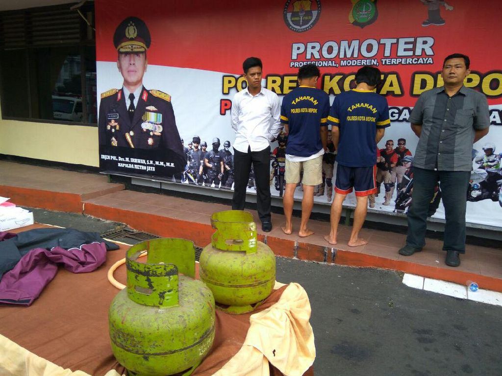 Gas Oplosan Air Dipasarkan ke 33 Warung di Depok Hingga Jaktim Gas Oplosan Air Dipasarkan ke 33 Warung di Depok Hingga Jaktim