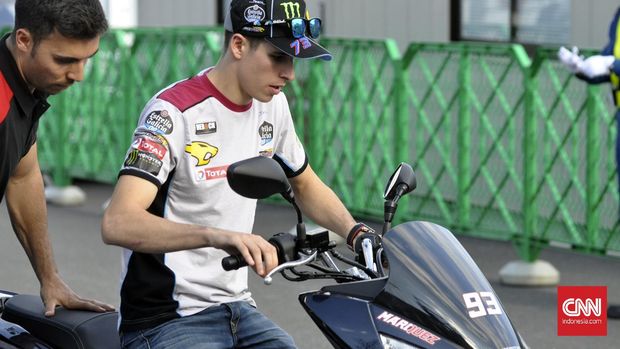 Alex Marquez masih memperkuat tim Marc Vds di ajang Moto2.