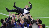 Rinciannya, Guardiola juara LaLiga bersama Barcelona di tahun 2009, 2010, dan 2011 (Getty Images)