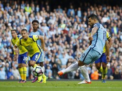Aguero Akan Tetap Jadi Eksekutor Penalti City