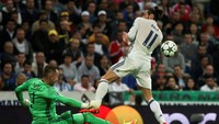 Bale mencetak gol pertama Madrid. REUTERS/Sergio Perez.