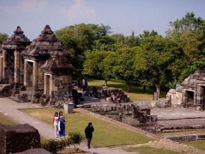 Eksotisme Candi Ratu Boko di Yogyakarta