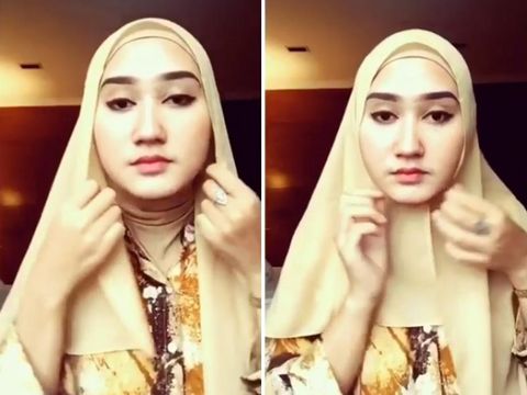 Tutorial Hijab Segi Empat dari Dian Pelangi