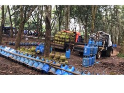 Pengembangan Truk Sepatu, Polisi Temukan Lokasi Pengoplosan Gas di Hutan Bogor