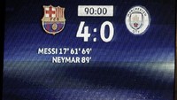 Hasil tersebut membuat Barca masih punya hasil 100% dari tiga pertandingannya sejauh ini, mengoleksi sembilan poin, menjadi satu-satunya tim di Grup C yang belum terkalahkan.Reuters/John Sibley.