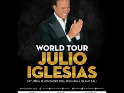 Julio Iglesias Gelar Konser Bernuansa Outdoor di Nusa Dua