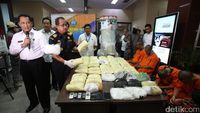 BNN Ungkap Penyelundupan Sabu 69,2 Kg