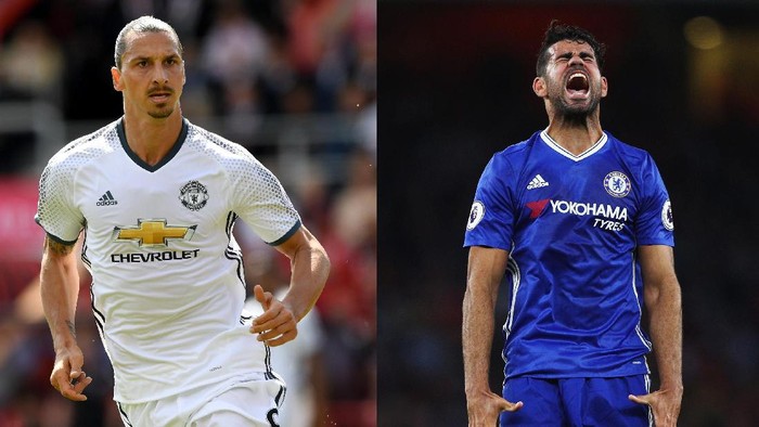 Diego Costa vs Zlatan Ibrahimovic, Siapa Lebih Buas?